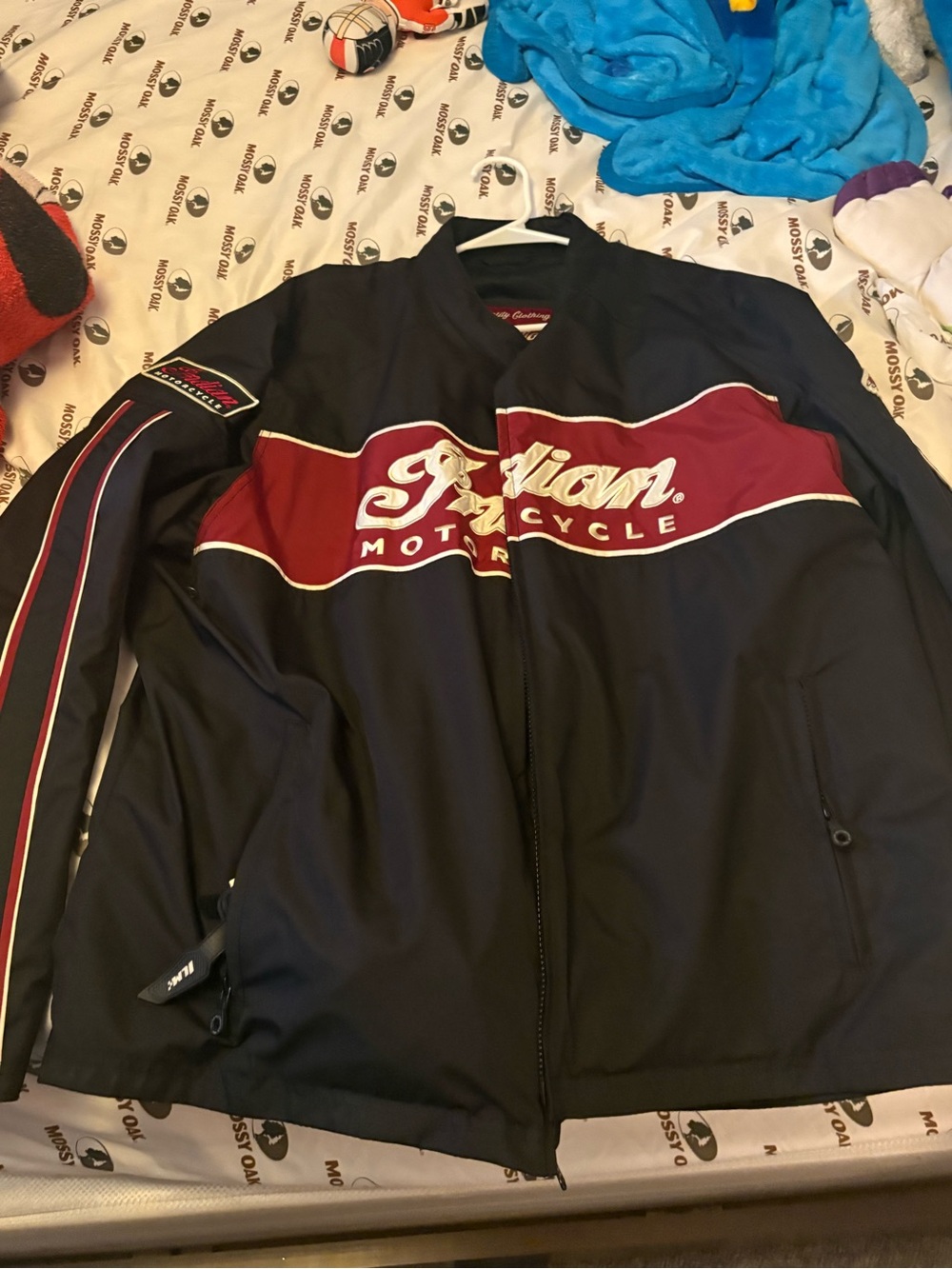 Men's Black and Maroon Indian Riding Jacket